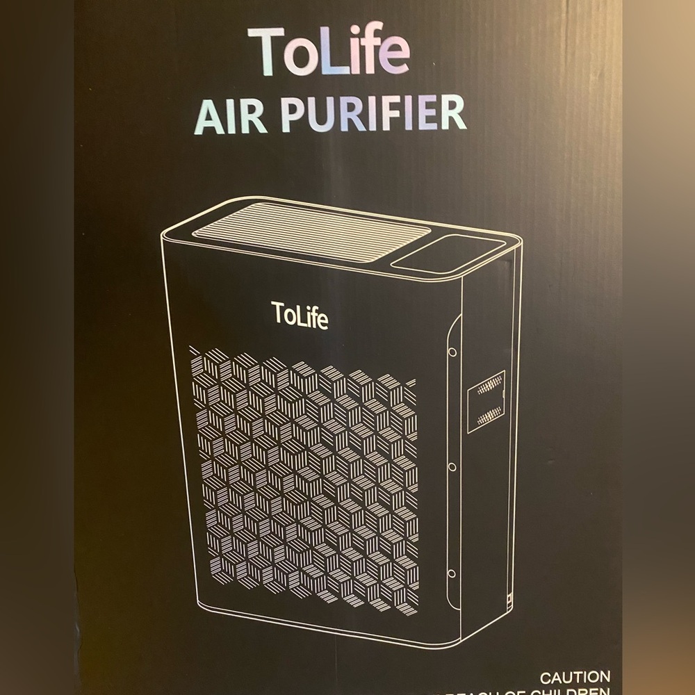 ToLife Air Purifier Large Room 3 Stage Hepa Filtration